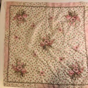 delicate floral scare bandana scarf